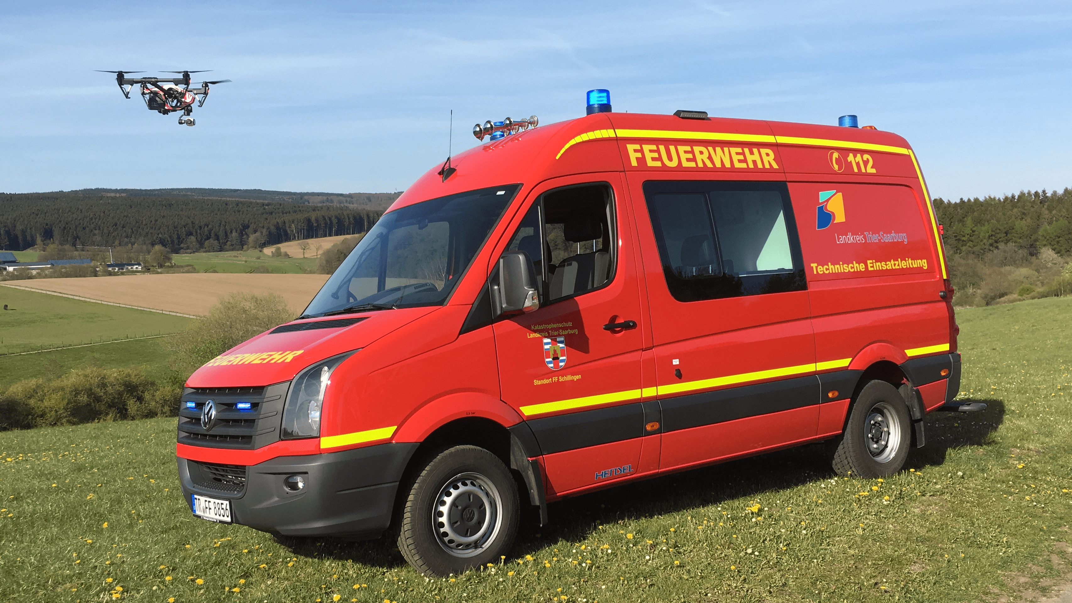 Drohne und MZF TEL