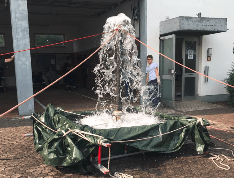 Schaumbrunnen an der Gemeinschaftsbung 2017